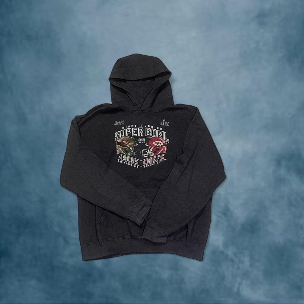 NFL Black Sweatshirt Hoodie with Graphic Design